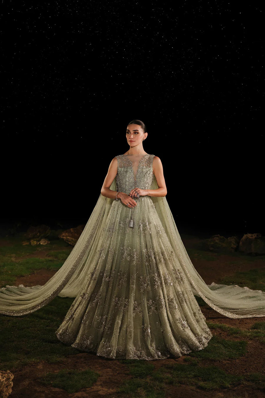 Mint Green Bridal Gown - Zuria Dor Mint Green Bridal Gown - Zuria Dor