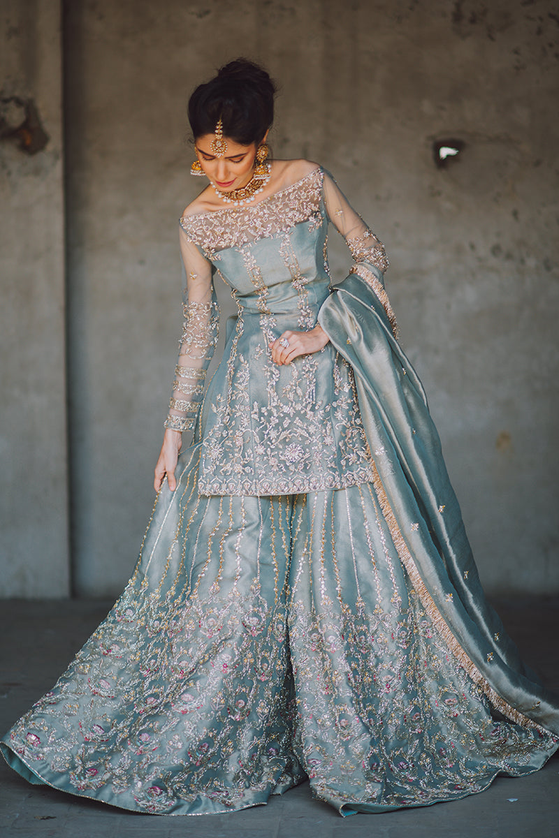 Sharara dress bridal sale