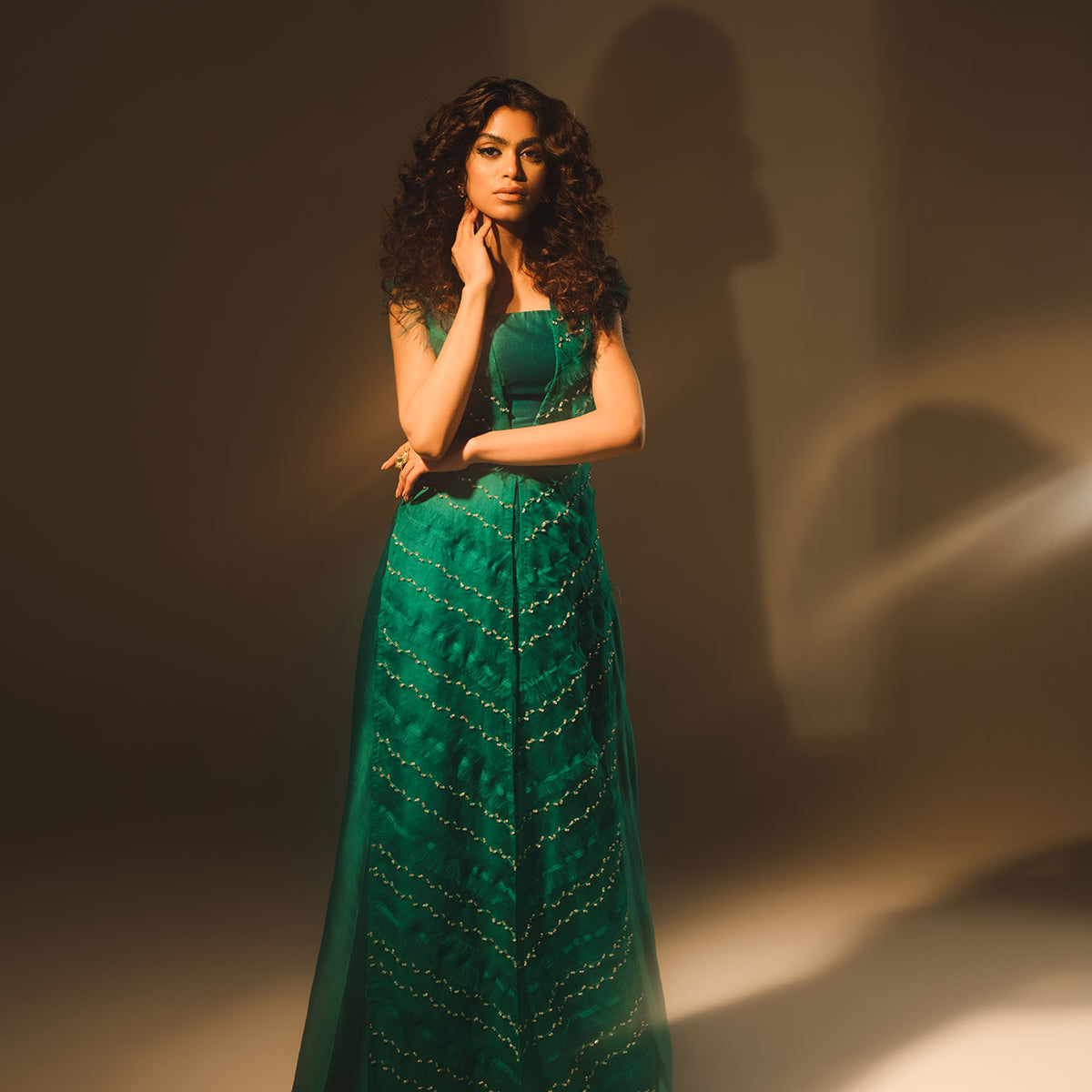 zamariah emerald green dress Emerald green formal Dress