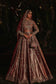 Nashva Rust Colored Bridal Lehenga Choli – Zuria Dor